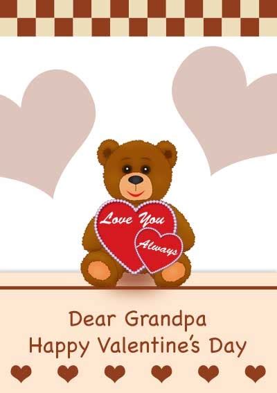 Free Printable Valentine S Day Card For Grandpa My Free Printable