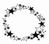 Star Stars Clipart Clip Frame Line Cliparts Drawing Library Coloring Border Frames Designs Wikiclipart Kindergarten Worksheet Computer Use Borders Guide sketch template