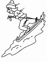 Iarna Colorat Kleurplaten Planse Skiing Desene Ausmalbild Mewarnai Dingin Musim Animasi Animierte Invierno Bergerak Animaatjes Malvorlage Freigeben B0v Happily Animate sketch template