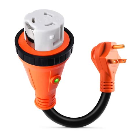 mictuning  male   female rv power cord plug adapter heavy duty electrical power adapter