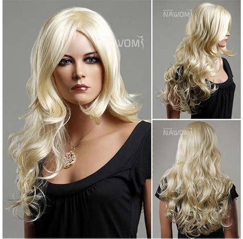 New Sex Ladies High Quality Wig Wavy Long Synthetic Curly