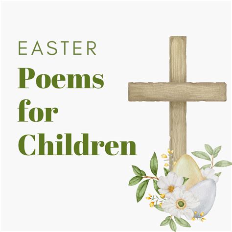 easter christian poems  children holidappy