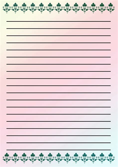 printable lined paper writing paper stationery printables planners
