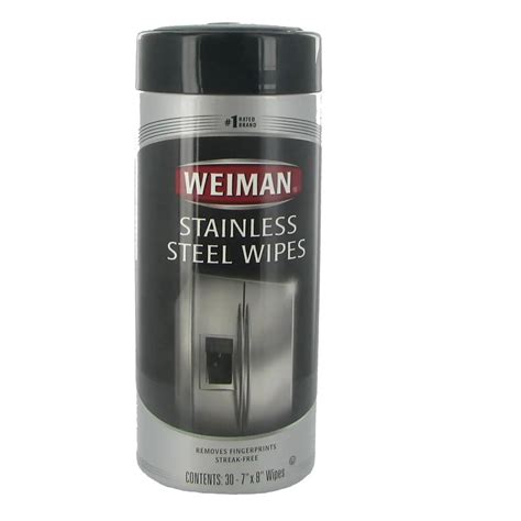 weiman  stainless steel wipes  count package