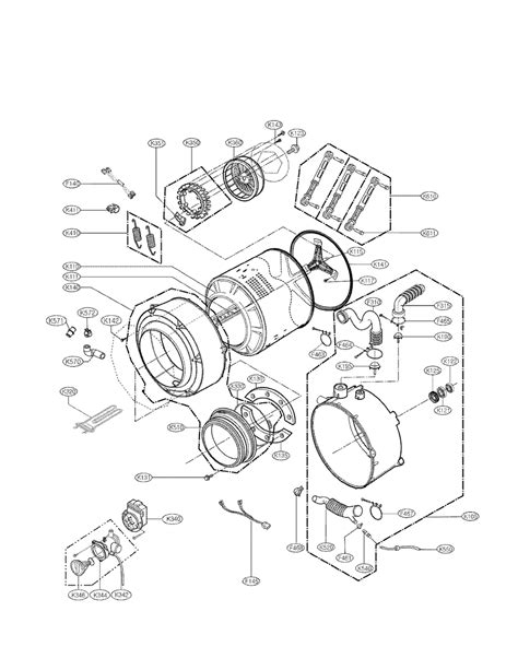 lg front load washing machine parts diagram reviewmotorsco