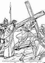 Jesus Cross Crucifiction Clipart Ascension sketch template