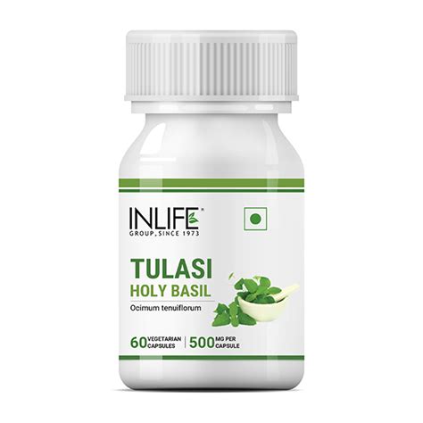 Buy Inlife Tulasi 500 Mg Capsule 60s Online At Best Price Herbal