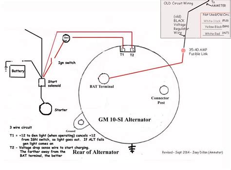 technical understanding alternator wiring  hamb