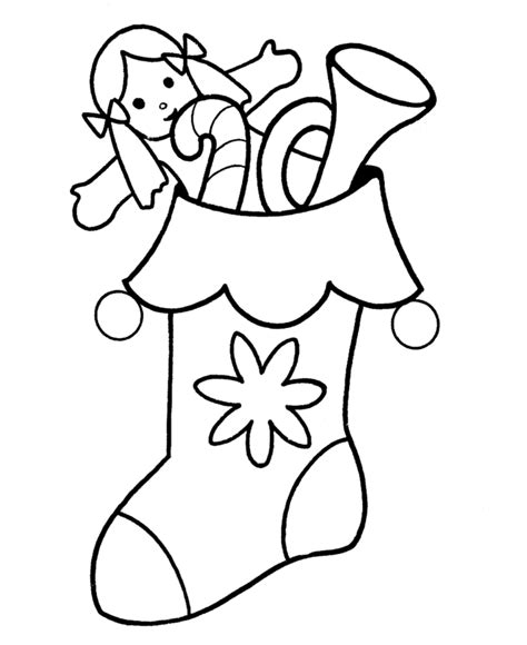 christmas stocking  dolls coloring book