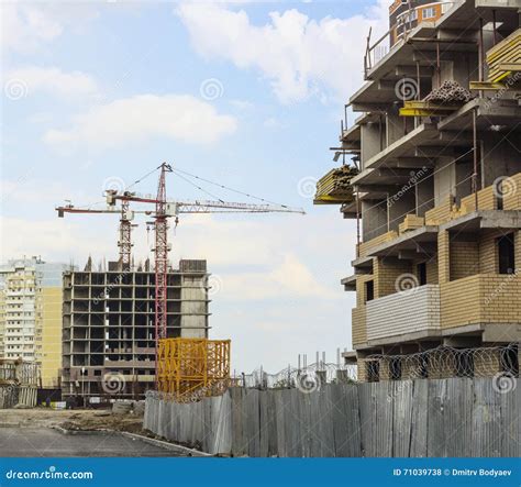 construction    apartment building stock photo image
