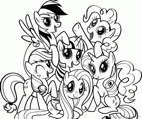 pony coloring pages coloring home