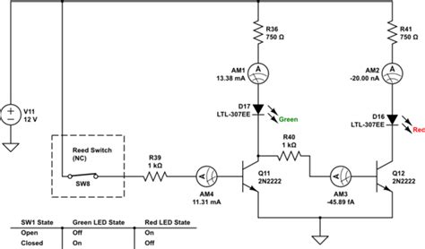 switches alternating   leds  bjts  spst switch electrical engineering