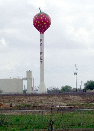 poteet tx poteet water tower photo picture image texas at city