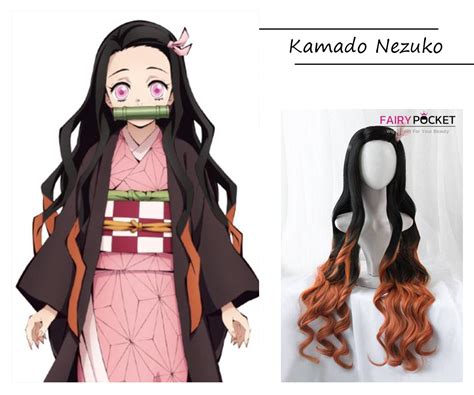 cosplay wigs of demon slayer kimetsu no yaiba blade of