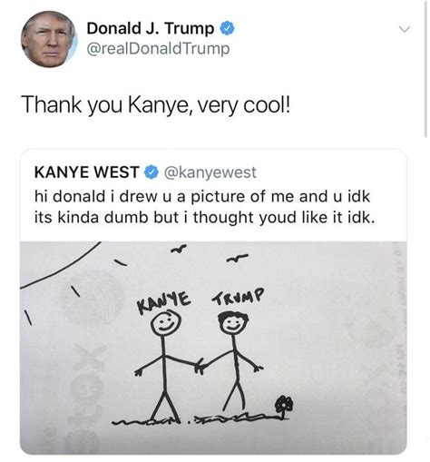 I Drew U A Picture Thank You Kanye Very Cool Know