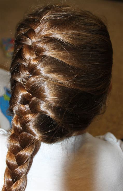 hairstyles  girls  wright hair side french braid