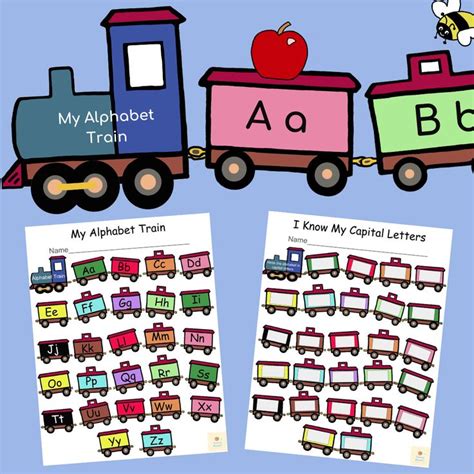 alphabet train activity worksheet alphabet activities kindergarten