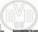 Ausmalen Bvb Dortmund Borussia Bundesliga Fußball Fussball Ausmalbild Malvorlage Wappen Ouvrir Logosu Plotten Onlycoloringpages sketch template