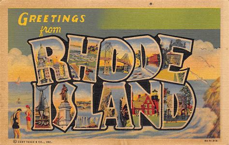 Rhode Island Postcard For Sale