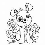Honden Uitprinten Kleurboek Downloaden sketch template