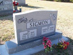 james ray sigmon   memorial find  grave