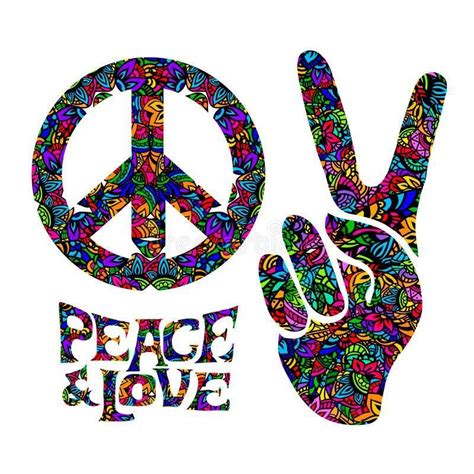 pin  therese ruiz   love  sixties peace sign art hippie