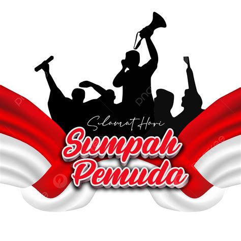 banners silhouette png  indonesia sumpah pemuda day banner vector