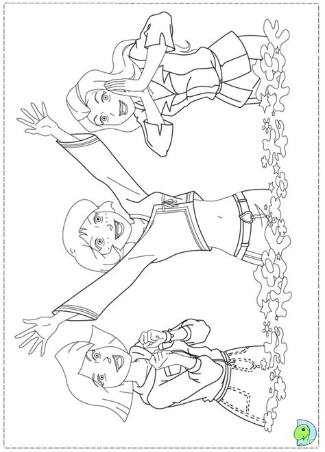 totally spies coloring pages dinokidsorg