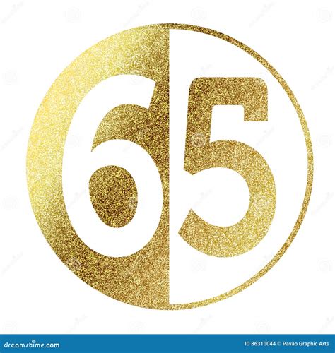 number  stock vector illustration  glow number