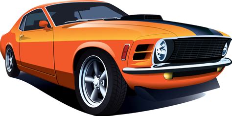 muscle cars png classic muscle car vector png image   background pngkeycom