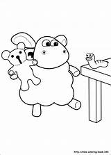 Timmy Sheep sketch template