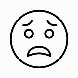 Scared Emoji Icon Face Emoticon Vector Icons Emoticons Line Vecteezy 512px Iyi Kon sketch template