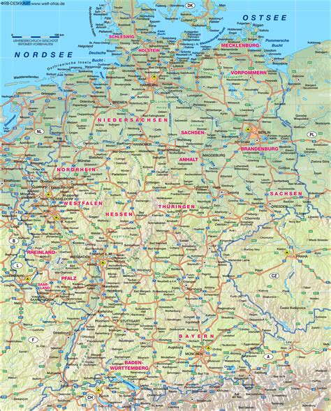 strassenkarte deutschland karte gambaran