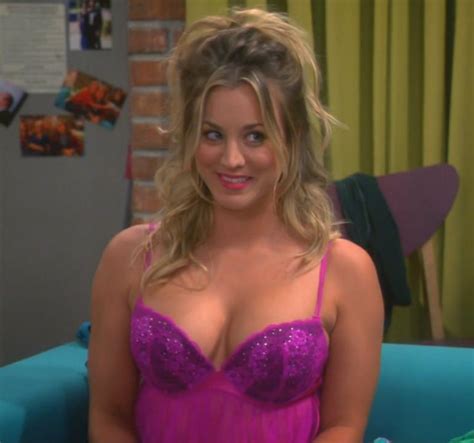 Pop Minute Kaley Cuoco Lingerie Couch Big Bang Theory