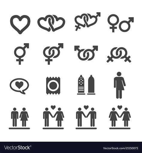 sexual icon royalty free vector image vectorstock