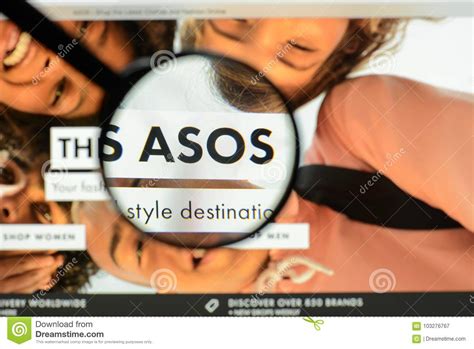 milan italy    asos website homepage    britis editorial photography image