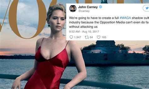 The Jennifer Lawrence ‘vogue’ Cover Has Donald Trump Supporters Up In Arms
