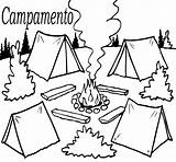 Campamento Blanco sketch template