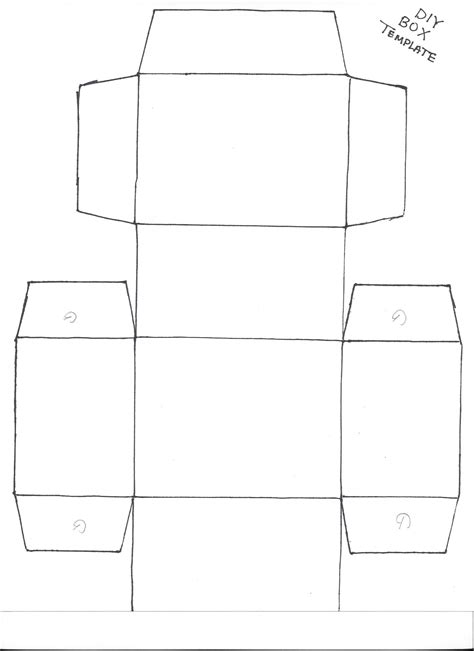 cardstock box template