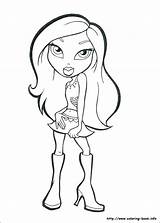 Pages Coloring Bratz Yasmin Getcolorings sketch template