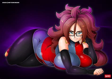 Rule 34 Android Android 21 Big Breasts Blue Eyes Brown Hair Clothed