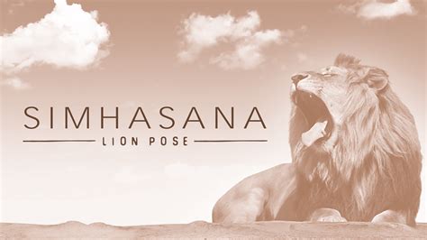 simhasana lion pose yoga international