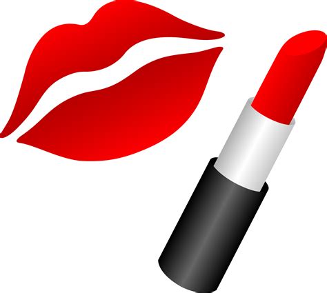 Lips With Red Lipstick Free Clip Art