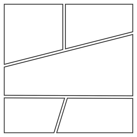 blank manga panels template blank  panel comic  vrogueco