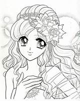 Coloring Pages Japanese Shoujo Mama Picasa Mia Web Anime Book Cute Albums Choose Board Adult Sheets sketch template
