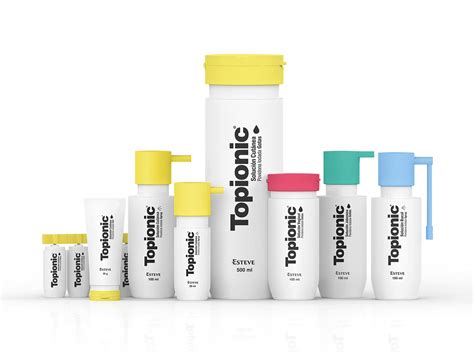 topionic  behance bottle packaging cosmetic packaging typography design branding design