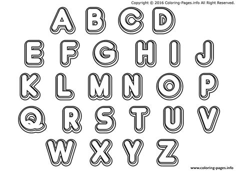 double bubble letters coloring pages printable