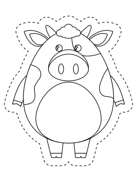coloring page cutouts  kids etsy