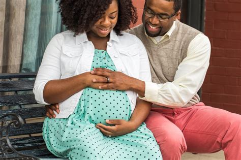 happy pregnant african american couple bomaid health