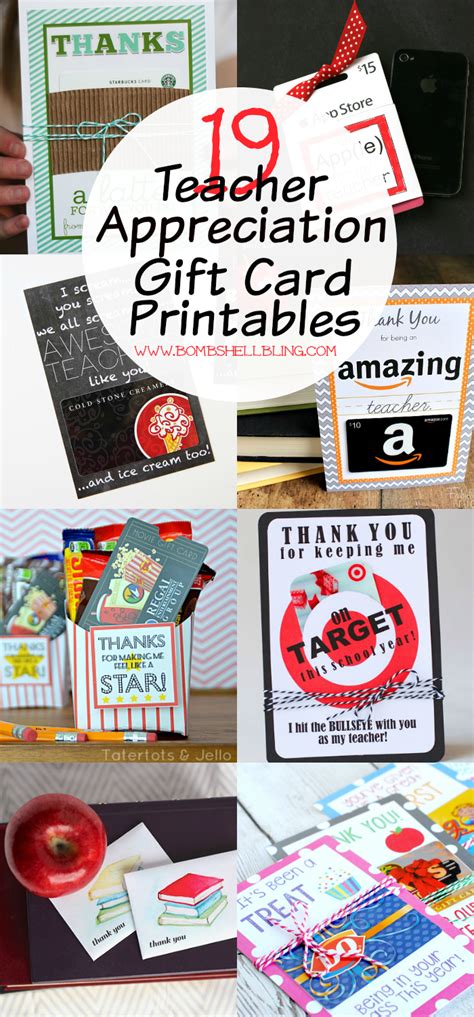 printable teacher appreciation gifts printable form templates